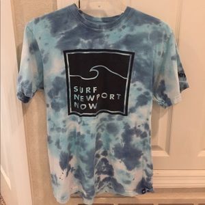 Hand tiedyed Newport beach shirt